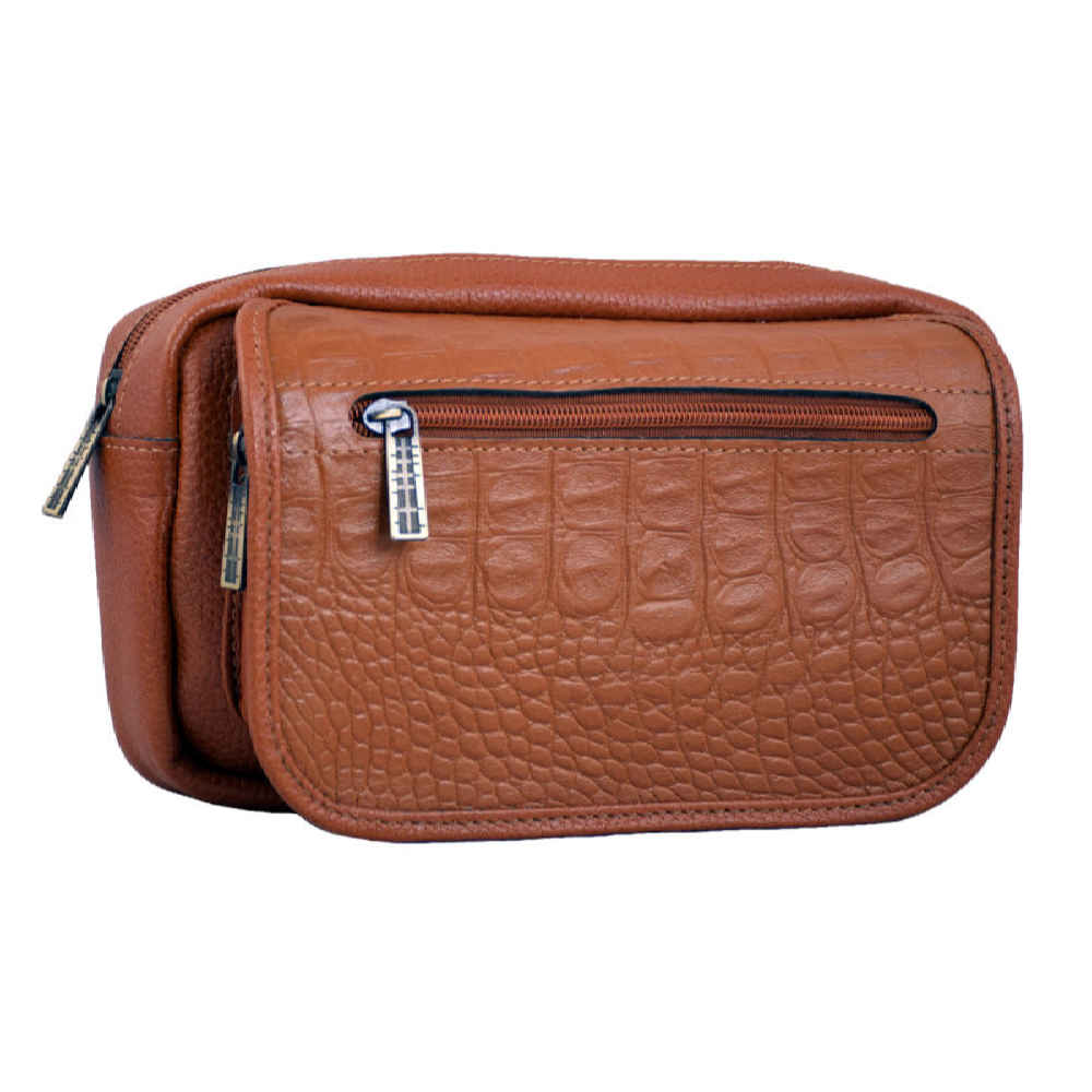 Echtleder Gürteltasche mit verstellbarem Gürtel für den täglichen Gebrauch