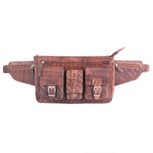 Echtleder Gürteltasche mit verstellbarem Gürtel für Männer – Perfekt für Reisen & Outdoor