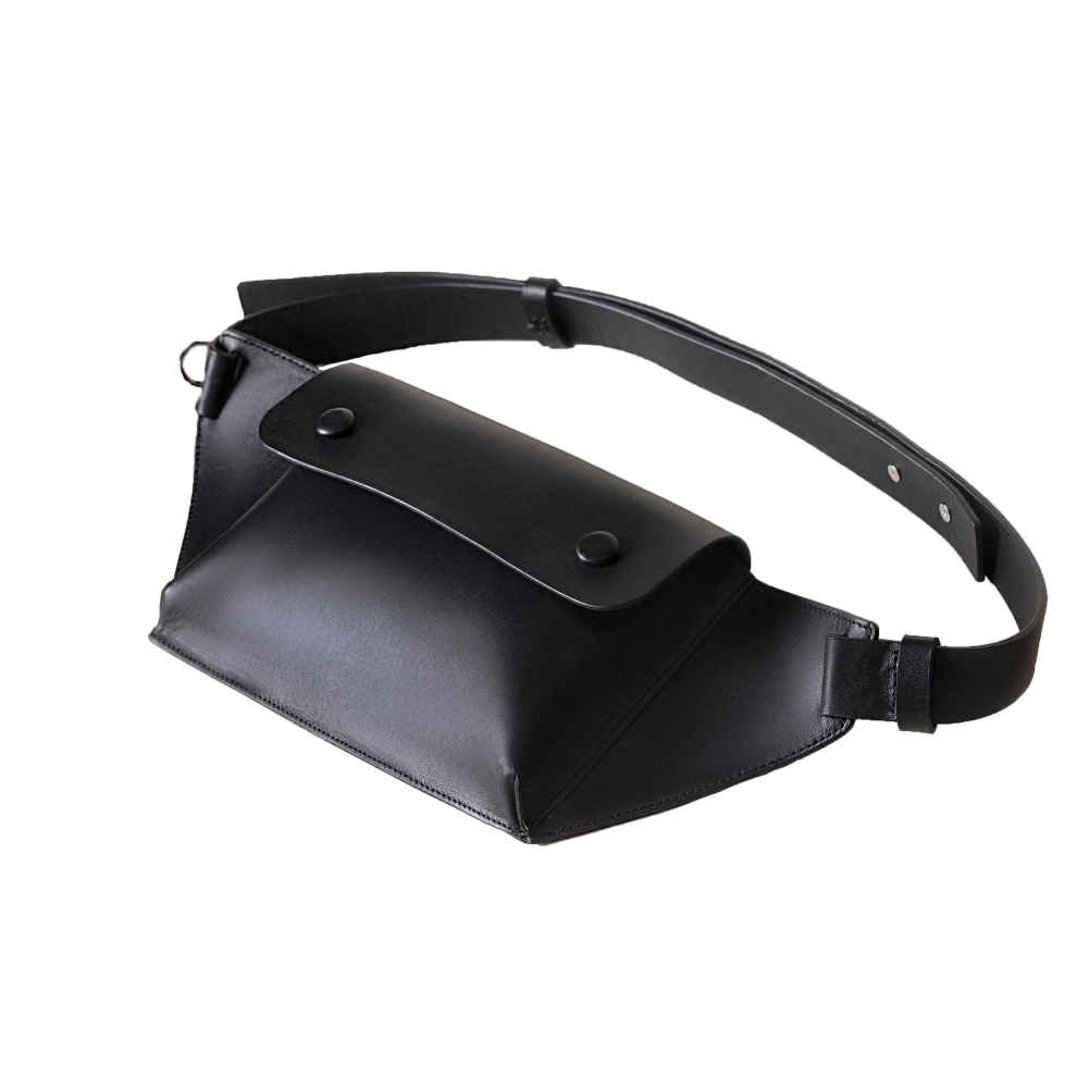 Echtleder Bauchtasche mit verstellbarem Gürtel für Frauen - Alltagsgegenstände