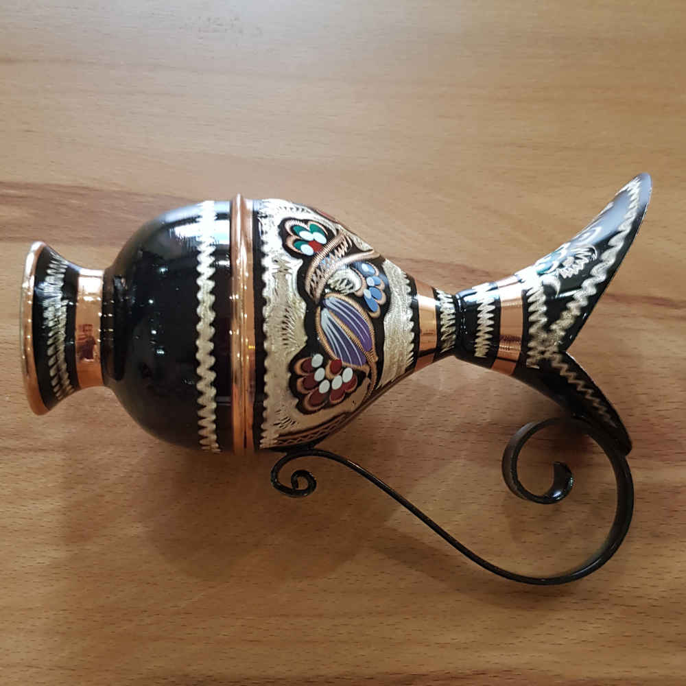 Dekorative Karaffe Handgefertigt Mit Persischer Minakari-Emaille Zaman