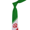 Herrenkrawatte - Persisch inspiriert mit künstlerischem Design der Iran-Flagge