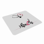 Schreibtisch-Mauspad mit kunsthandwerklichem persischem Kalligraphie-Muster Dava