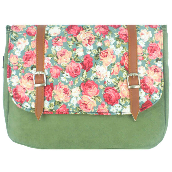 Bohemian Crossbody-Umhängetasche mit Blumenmuster Bagh