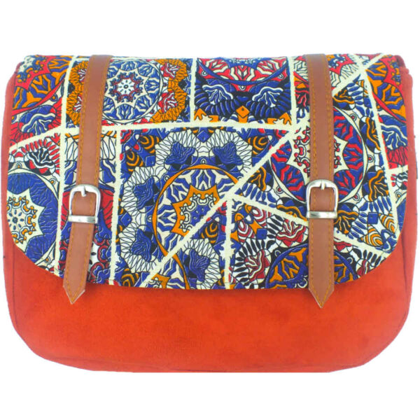Bohemian Crossbody-Umhängetasche mit künstlerischem Muster Bita