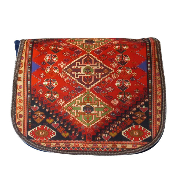 Boho-Crossbody-Tasche mit persisch inspiriertem Muster Naghsh