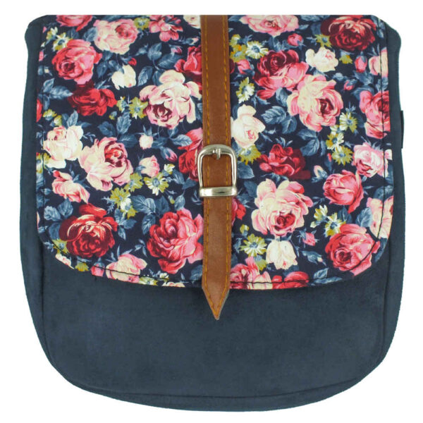 Boho-Crossbody-Tasche mit Blumenmuster Sarvin
