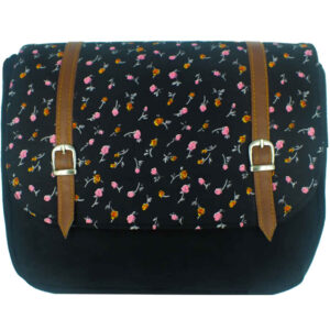 Bohemian Crossbody-Umhängetasche mit Blumenmuster Shokofeh