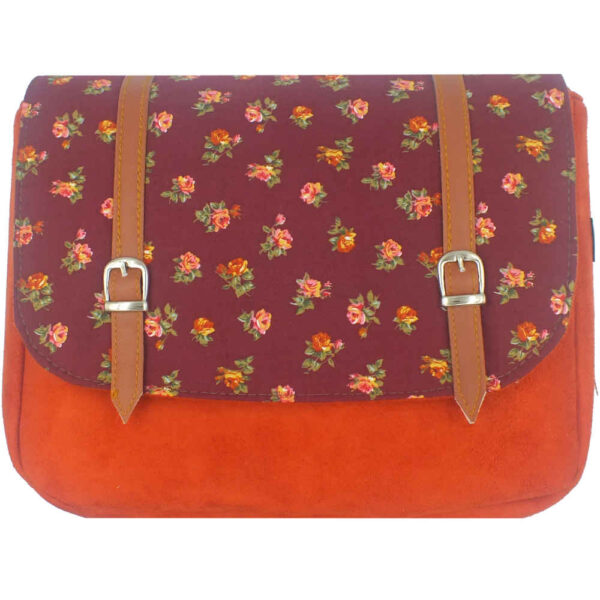 Bohemian Crossbody-Umhängetasche mit Blumenmuster Ziba