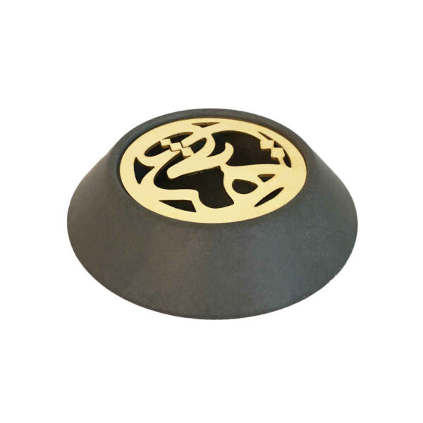 Persischer Zement-Aschenbecher – Modernes Hich-Kalligrafie-Design