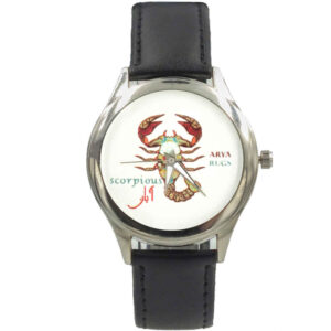 Künstlerische Persische Armbanduhr mit Tierkreis-Motiv – Aban