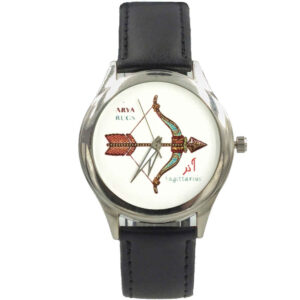 Künstlerische Persische Armbanduhr mit Tierkreis-Motiv – Azar