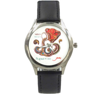 Künstlerische Persische Armbanduhr mit Tierkreis-Motiv – Bahman