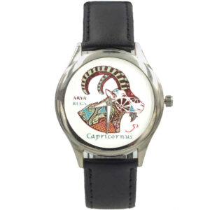 Künstlerische Persische Armbanduhr mit Tierkreis-Motiv – Dey