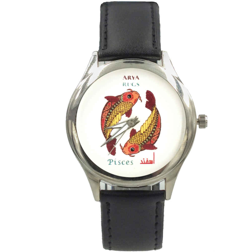 Künstlerische Persische Armbanduhr mit Tierkreis-Motiv – Esfand
