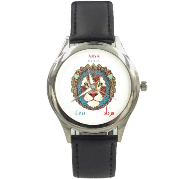 Künstlerische Persische Armbanduhr mit Tierkreis-Motiv – Mordad