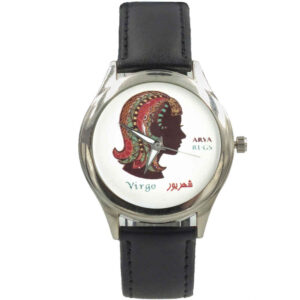 Künstlerische Persische Armbanduhr mit Tierkreis-Motiv – Shahrivar