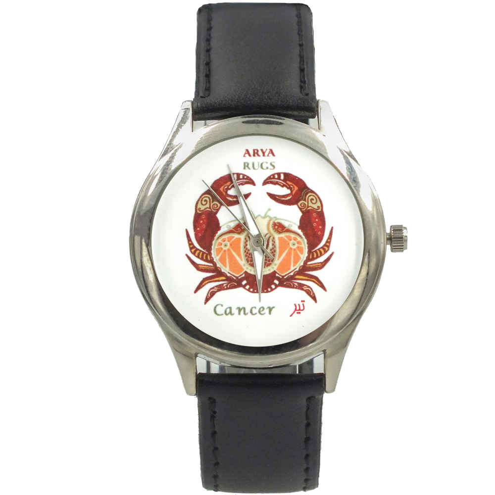 Künstlerische Persische Armbanduhr mit Tierkreis-Motiv – Tir
