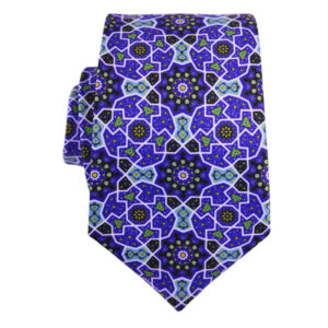 Herrenkrawatte – Persisch inspiriert mit künstlerischer Eleganz Kaleidoskop Tile
