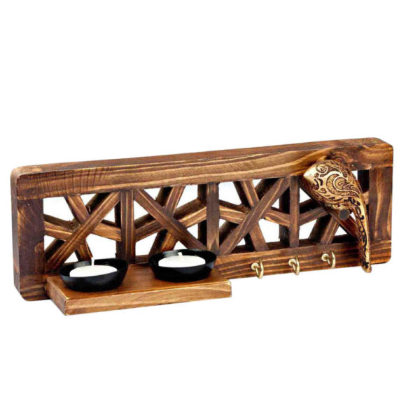 Dekorativer Wand-Schlüsselhalter mit Design Vogel