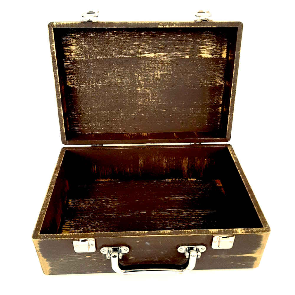 Holzbox zum Verschenken mit persisch inspiriertem Muster Del