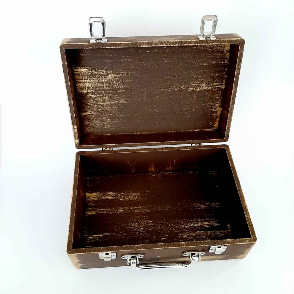 Holzbox zum Verschenken mit persisch inspiriertem Muster Farimah