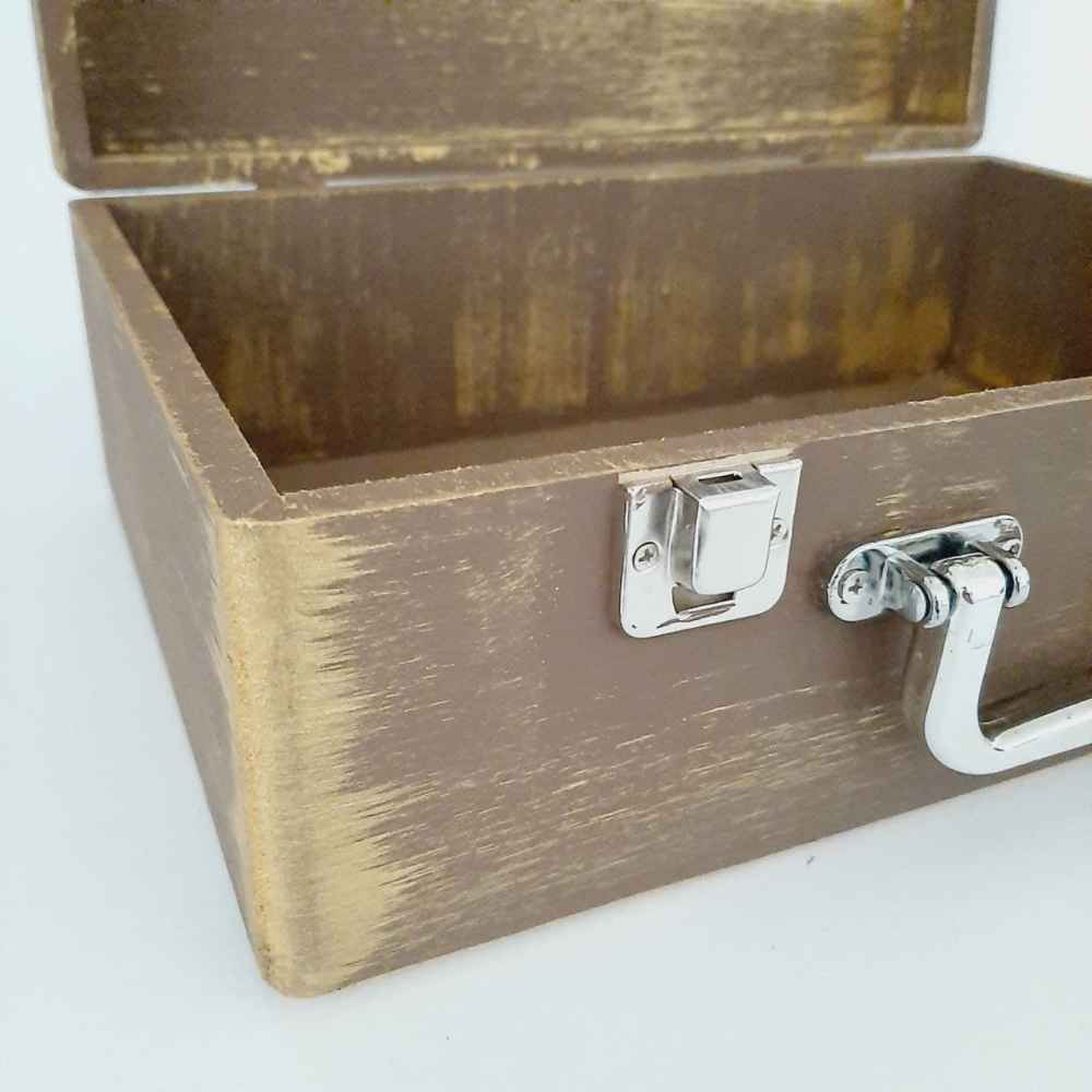 Holzbox zum Verschenken mit persisch inspiriertem Muster Ghajari