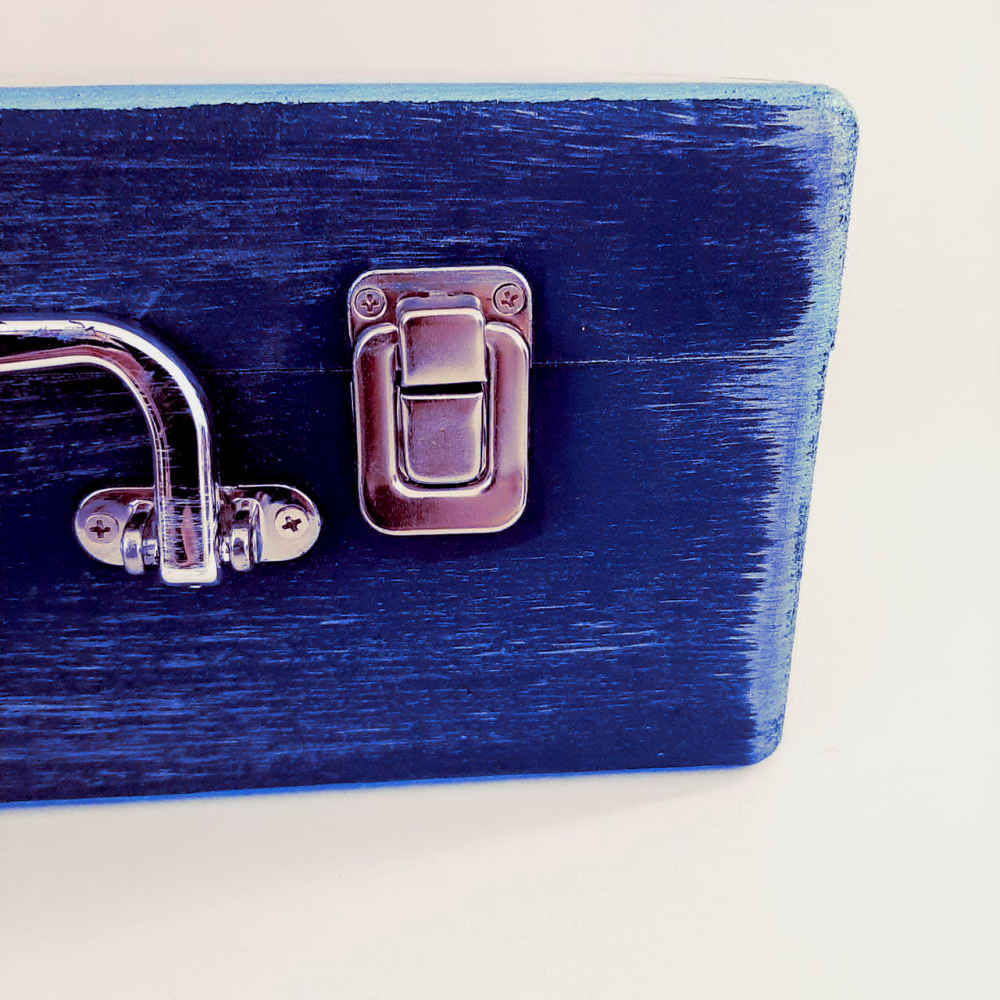 Holzbox zum Verschenken mit persisch inspiriertem Muster Khatat