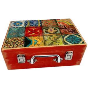 Holzbox zum Verschenken mit persisch inspiriertem Muster Sonati