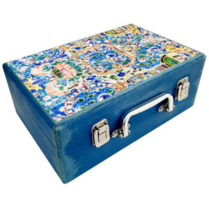 Holzbox zum Verschenken mit persisch inspiriertem Muster