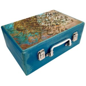 Holzbox zum Verschenken mit persisch inspiriertem Muster Zina