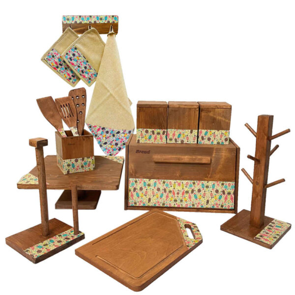 16-teiliges Küchenausstattungsset „Schokolade“