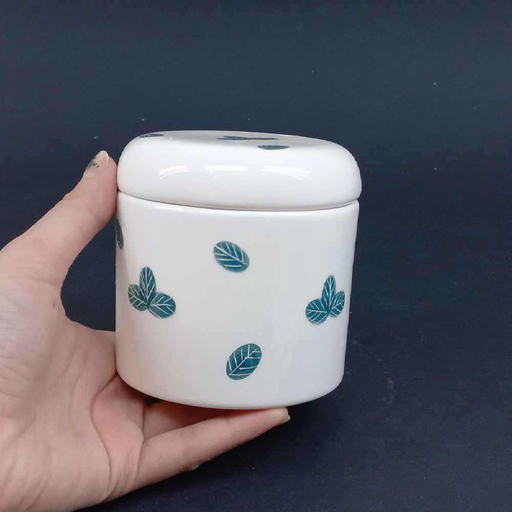 Keramik-Vorratsdosen-Set – Ideal zur Aufbewahrung & Organisation in der Küche, Fittonia (3er-Set)