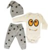 Set aus 3 Neugeborenen Baby Bekleidung Modell Halloween
