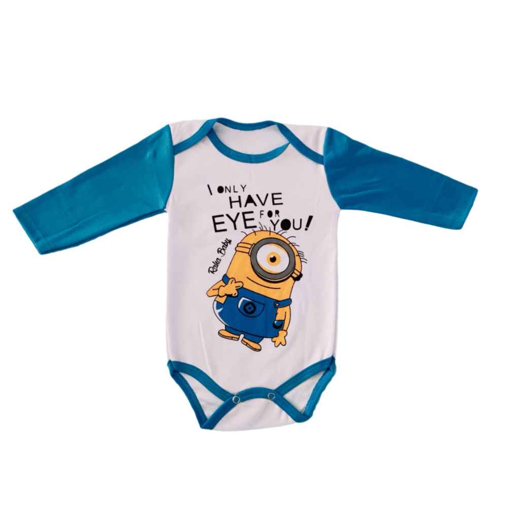Set aus 3 Neugeborenen Baby Bekleidung Modell Minion