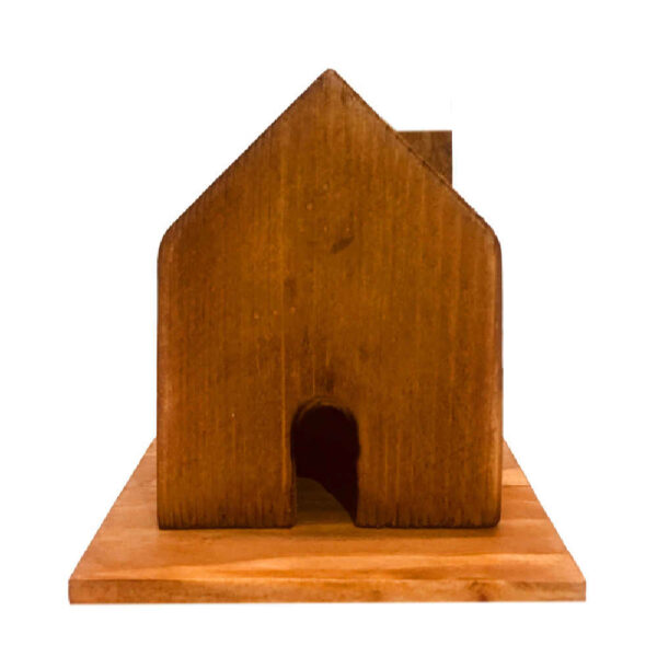 Holz-Räucherstäbchenhalter – Modell Abshar