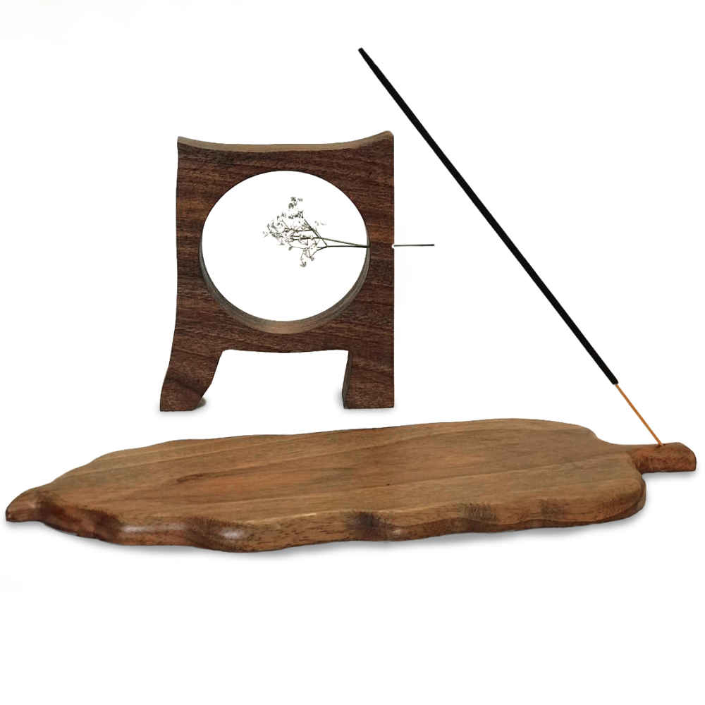 Holz-Räucherstäbchenhalter – Modell Jina