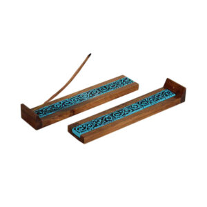 Holz-Räucherstäbchenhalter – Modell Kaashi (Set von 2)