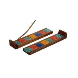 Holz-Räucherstäbchenhalter – Modell Kheshti (Set von 2)