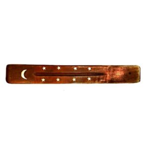 Holz-Räucherstäbchenhalter – Modell Moon