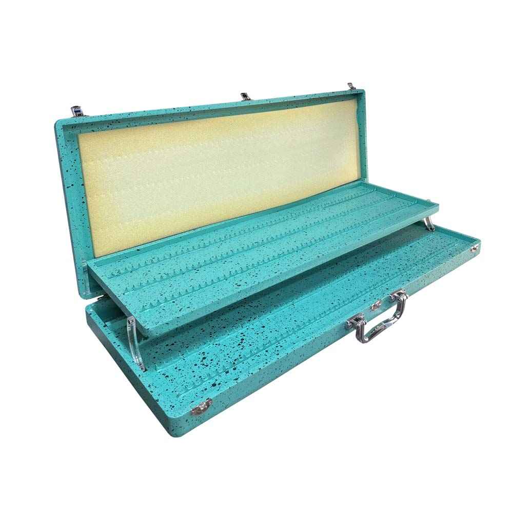Metall-120-Color Buntstiftetui mit Schublade – Türkis Serie für Künstler