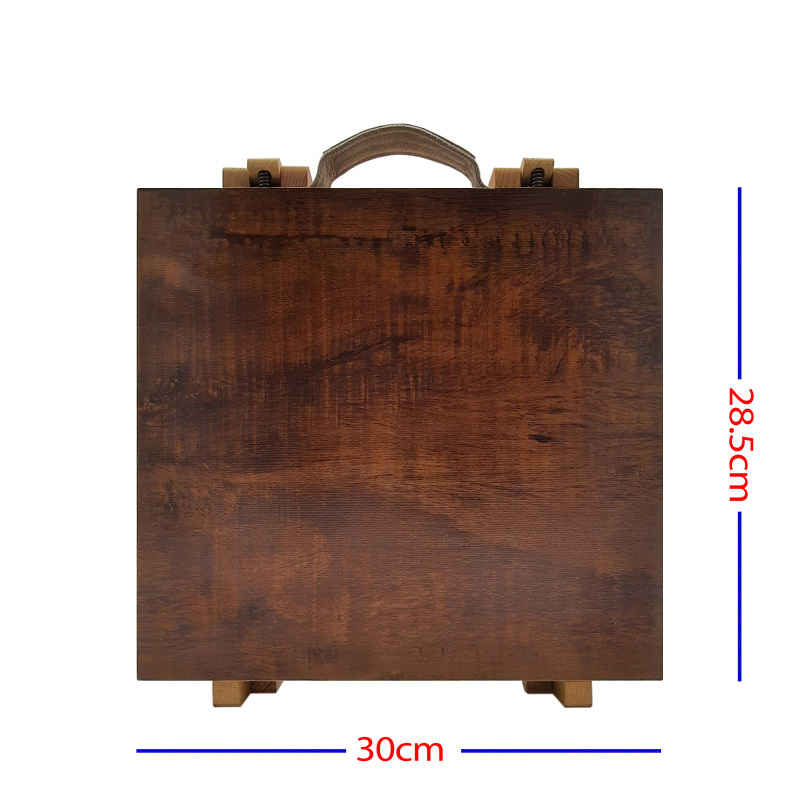 Holz-120-Color Buntstiftetui mit Schublade – Pasargad Kollektion für Künstler