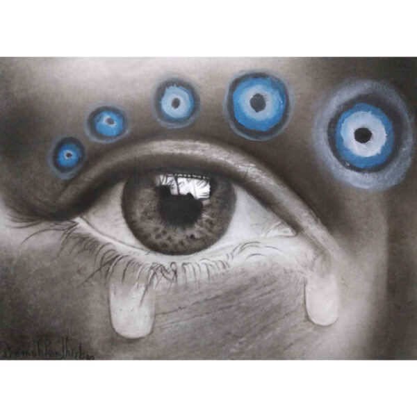 Original Tuschezeichnung - Cheshm Nazar