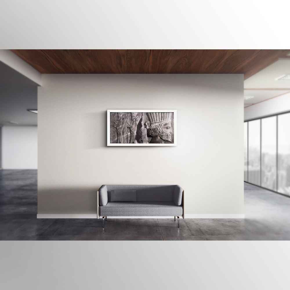 Original persische Tuschezeichnung – Persepolis von Nelia Mehrbakhsh