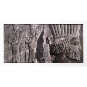 Original persische Tuschezeichnung – Persepolis von Nelia Mehrbakhsh