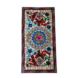 Bestickte Wandteppich-Wanddekoration – Balochi Heritage Shina Textilkunst