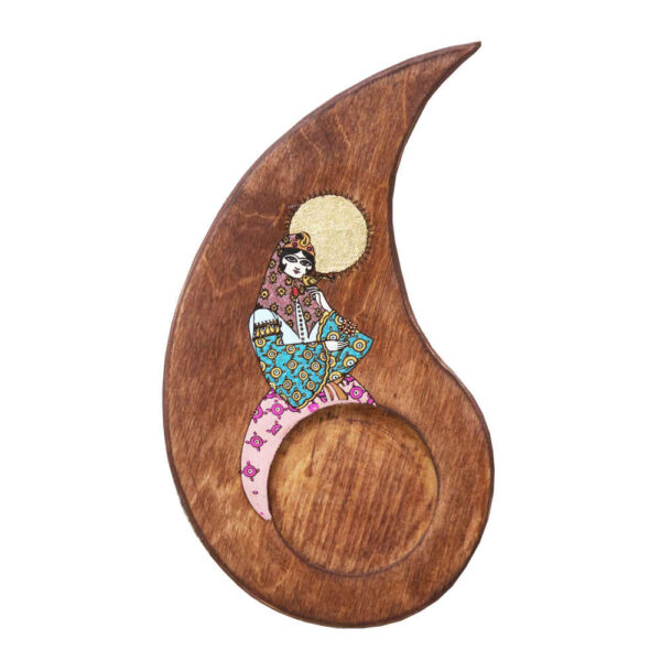 Set aus Untersetzern mit persisch inspiriertem künstlerischen Design Khatoon