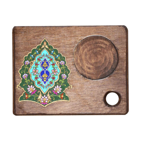 Set aus Untersetzern mit persisch inspiriertem künstlerischen Design Sana