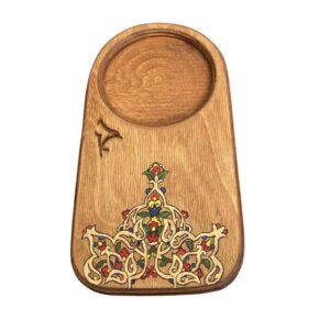 Set aus Untersetzern mit persisch inspiriertem künstlerischen Design Toranj