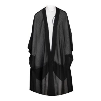 Herren traditioneller Sommer-Bisht-Umhang aus Merino-Stoff mit arabischem Design