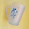 Islamische Glas-Kaffeetasse - Wa In Yakad Muster
